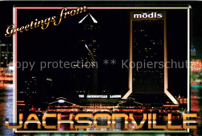 Jacksonville Florida St. Johns River by Night