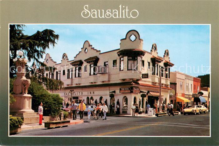 Sausalito California Teilansicht m. Sausalito Inn