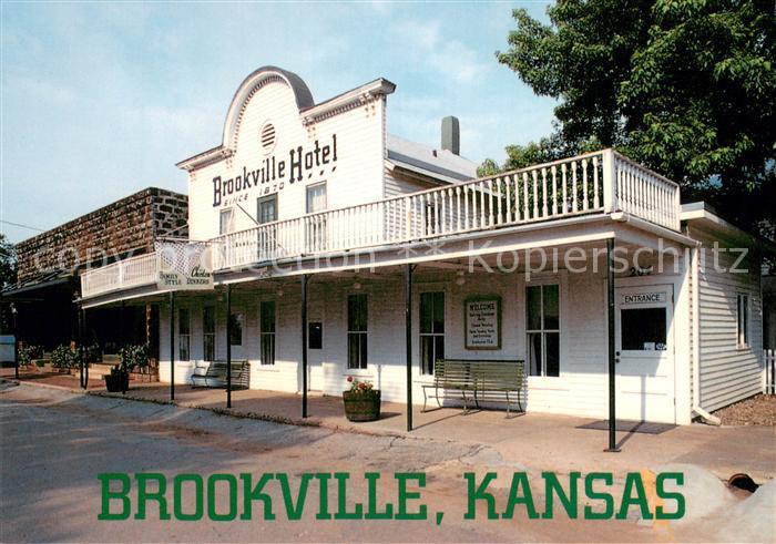 Brookville Kansas Historic Brookville Hotel