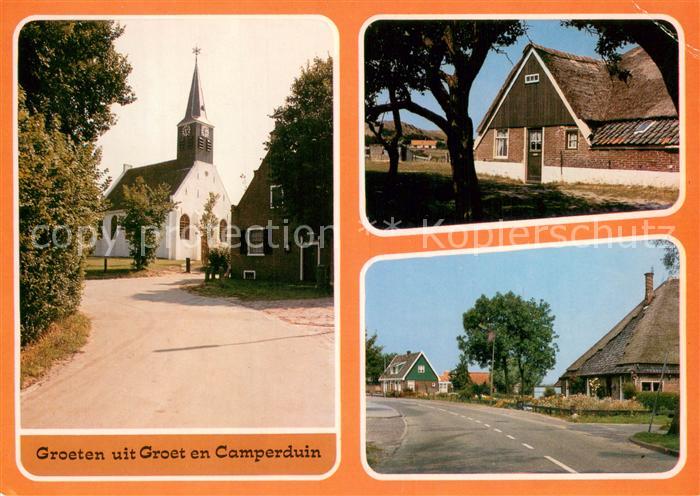 Camperduin Kirche Rebdachhaeuser