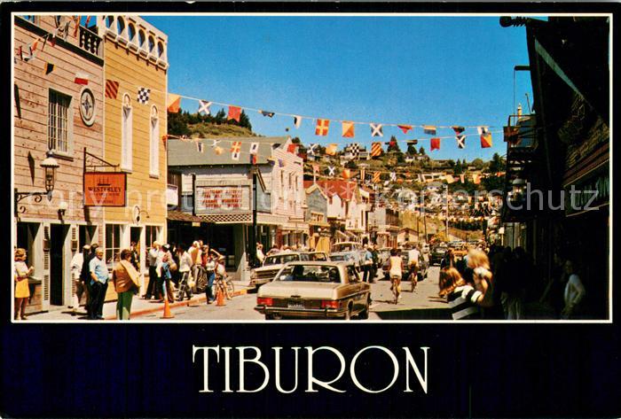 Tiburon California Strassenansicht