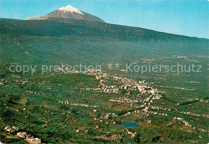 La Orotava Tenerife Fliegeraufnahme Panorama