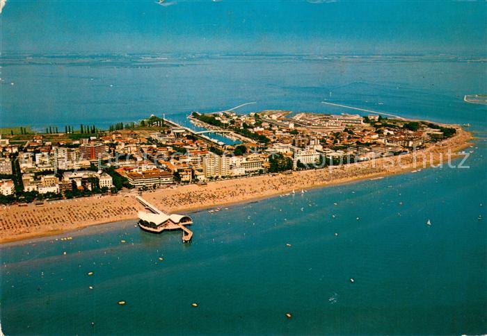 Lignano Sabbiadoro Fliegeraufnahme Strand-Panorama