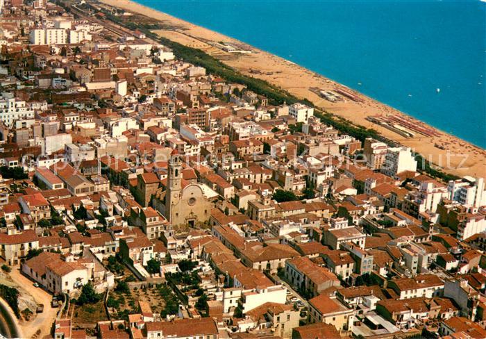 Calella de Mar Fliegeraufnahme