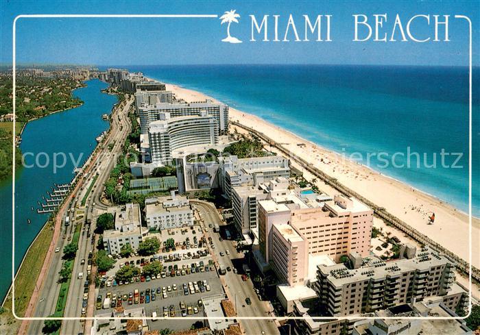 Miami Beach Fliegeraufnahme Shawnee Resort and Fontainebleau Hilton with Boardwa