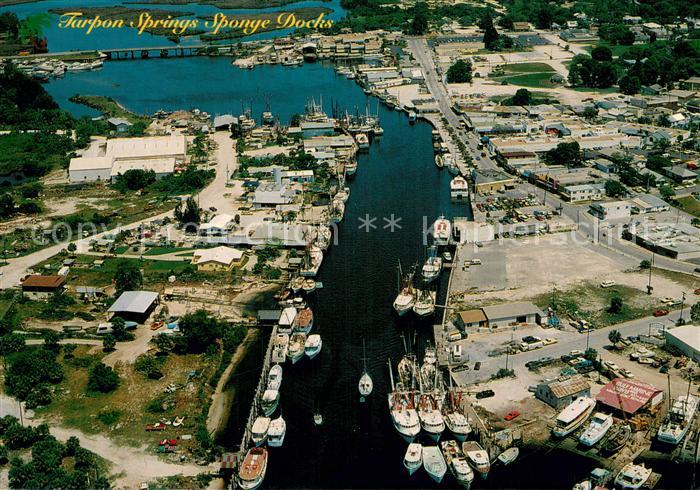 Tarpon Springs Florida Fliegeraufnahme Sponge Docks