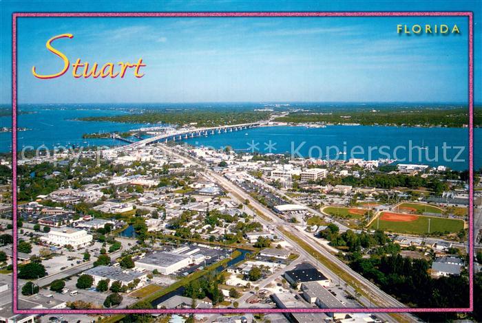 Stuart Florida Fliegeraufnahme St. Lucie River