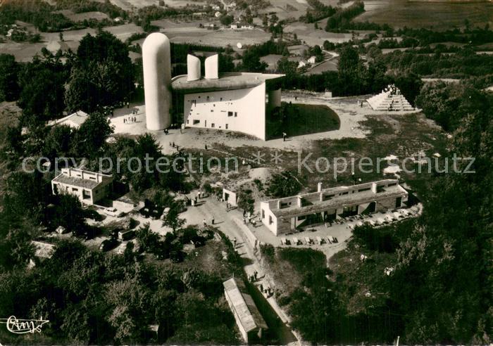 Ronchamp Haute Saone Fliegeraufnahme Chapelle de Notre-Dame