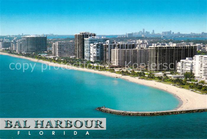 Bal Harbour Miami Beach Fliegeraufnahme North End of Miami Beach
