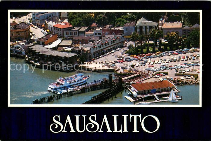 Sausalito California Fliegeraufnahme