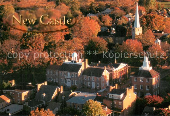 New Castle Delaware Teilansicht im Herbst
