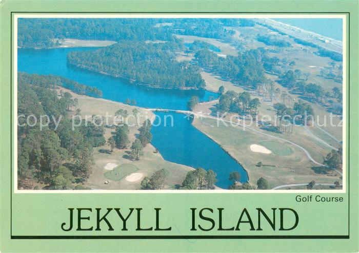 Jekyll Island Georgia Fliegeraufnahme Largest Gulf Resort