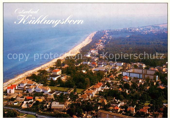 Kuehlungsborn Ostseebad Fliegeraufnahme Panorama