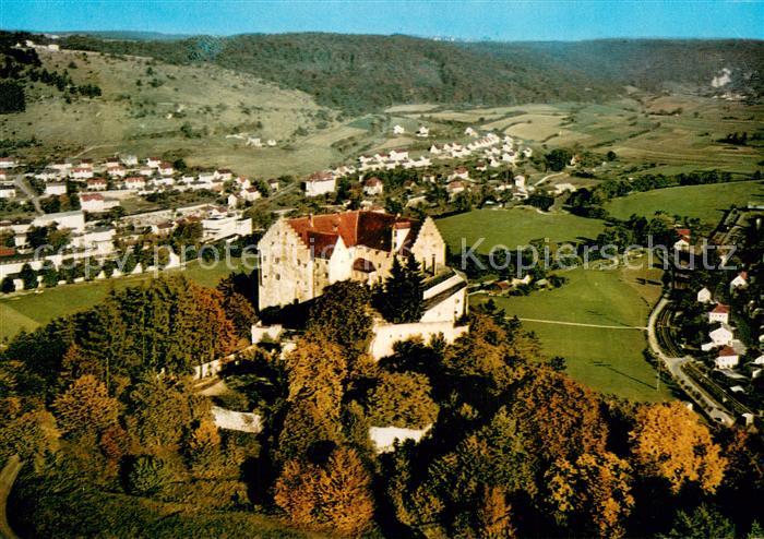 Riedenburg Altmuehltal Fliegeraufnahme Rosenburg Alte-Minnesaengerburg