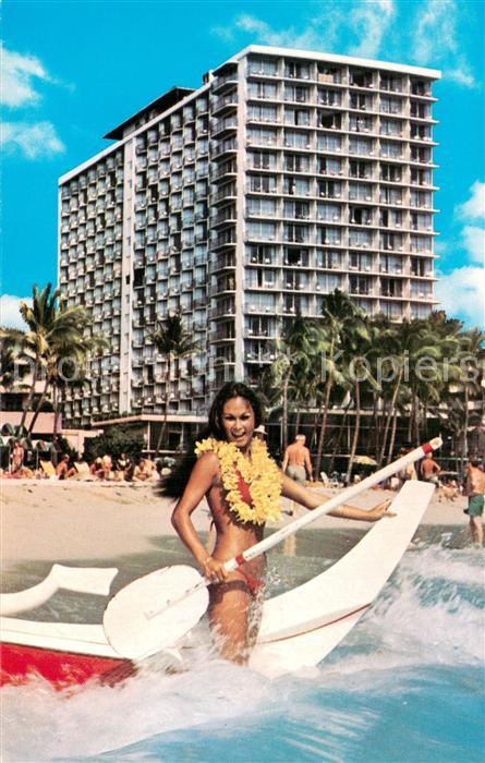 Waikiki The Outrigger Hotel on the beach