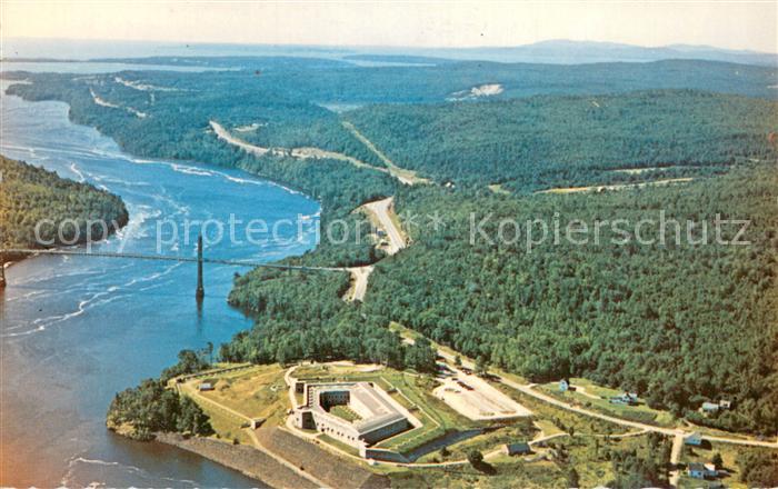 Fort Knox Maine Penobscot River at Bucksport Fliegeraufnahme