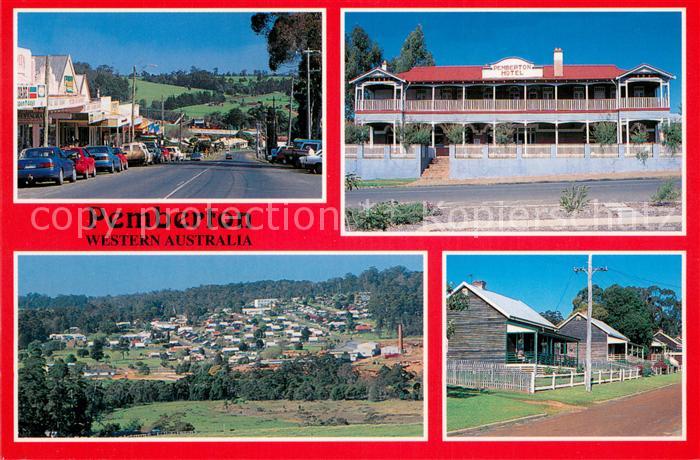 Pemberton Western Australia Pemberton Hotel Strassenpartie Panorama