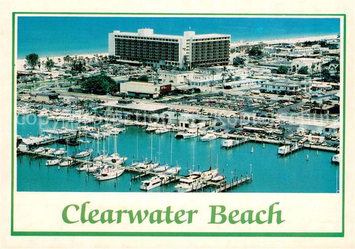 Clearwater Beach An aerial expanse of the beach Holiday Inn Resort and the beaut