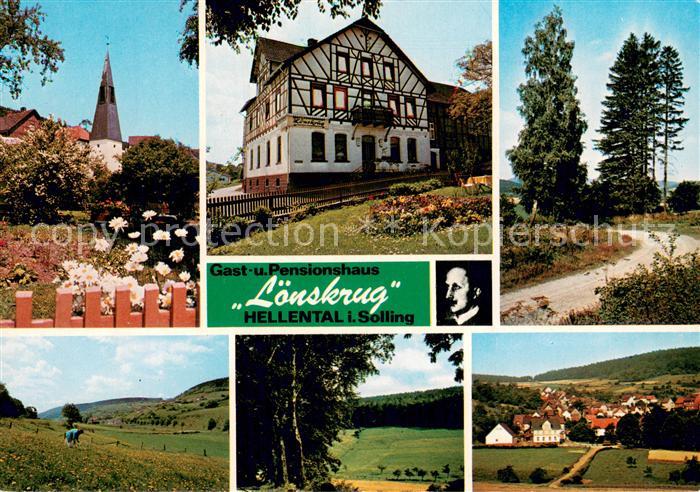 Hellental Gast und Pensionshaus Loenskrug Teilansichten
