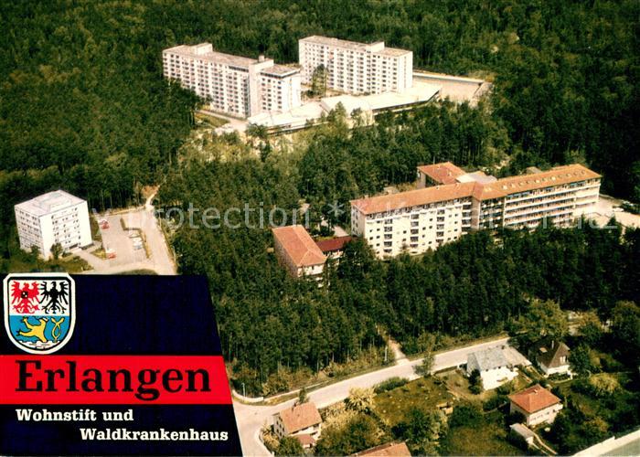 ERLANGEN Bayern Wohnstift Rathsberg und Waldkrankenhaus Fliegeraufnahme