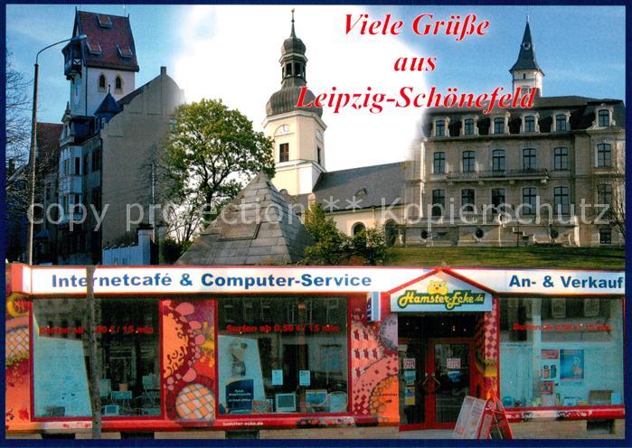 Schoenefeld Leipzig Rathaus Kirche Schloss Hamster-Ecke