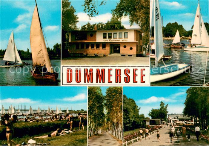 Duemmersee Mecklenburg-Vorpommern Hotel Restaurant Cafe Seeblick Bootspartien St