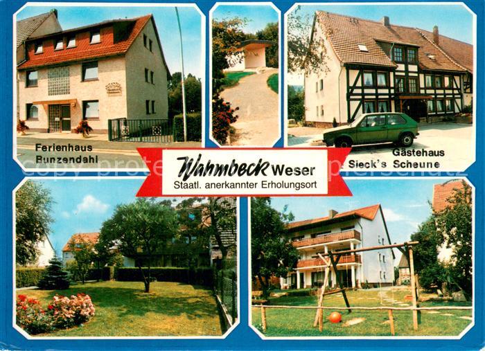 Wahmbeck Weserbergland Ferienhaus Bunzendahl Gaestehaus Siecks Scheune Garten Sp