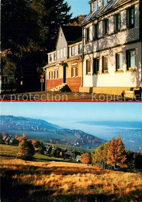 Klingenthal Vogtland Speisegaststaette Aschbergschaenke Panorama