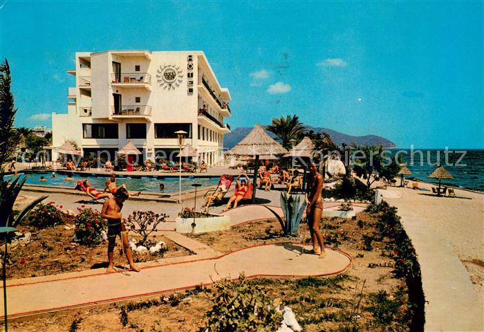 Cala Millor Mallorca Hotel Gran Sol Pool Minigolf
