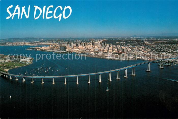 San Diego California Bruecke Fliegeraufnahme