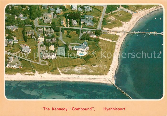 Cape Cod Massachusetts The Kennedy Compound Hyannisport Air view