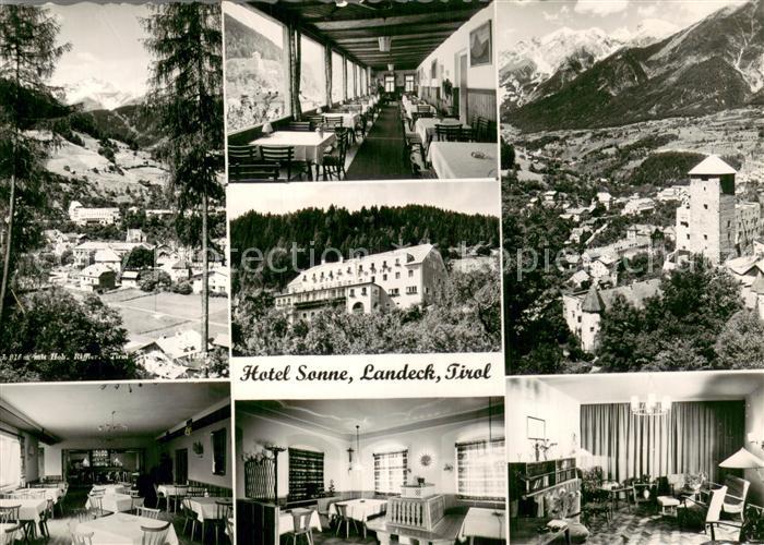 Landeck Tirol Hotel Sonne Wintergarten Gastraeume