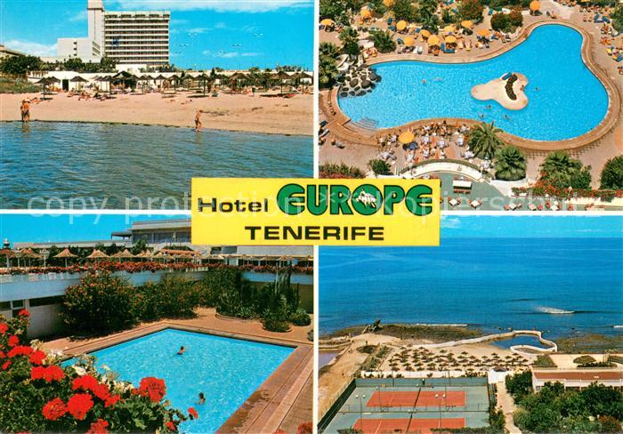 Playa de las Americas Hotel Europe Pools Strand Tennisplaetze