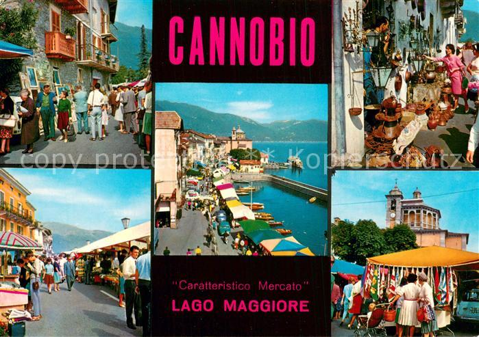 Cannobio Lago Maggiore Caratteristico Mercato