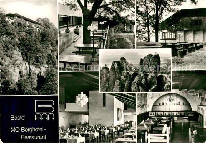 Bastei Saechsische Schweiz Berghotel Restaurant Bastei Gastraeume Terrasse Felse