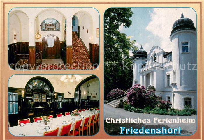 Mehltheuer Vogtland Ferienheim Friedenshort Gastraum Treppenaufgang