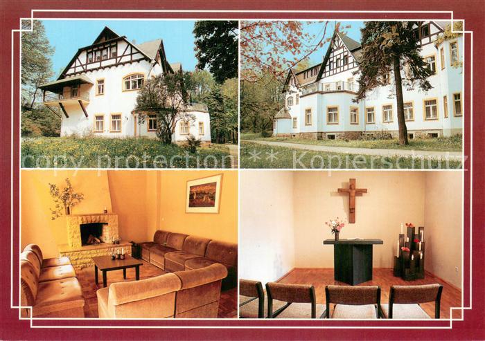 Krummenhennersdorf Pastoralkolleg Aussenansicht Kaminzimmer Andachtsraum