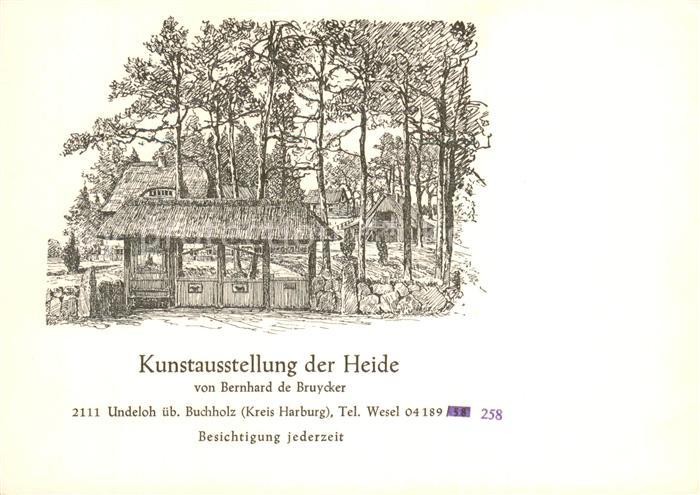 Undeloh Kunstausstellung der Heide Kuenstlerkarte