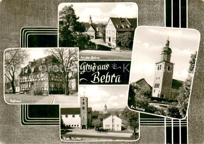 Bebra Rathaus An der Bebra Kath Kirche Ev Kirche