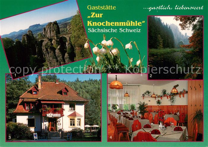 Langenwolmsdorf Stolpen Panorama Gaststaette Zur Knochenmuehle Gaststube