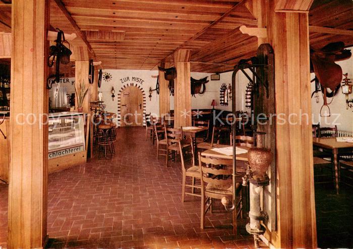 Lauenfoerde Gaststaette Pferdestall Gaststube mit Verkaufstheke