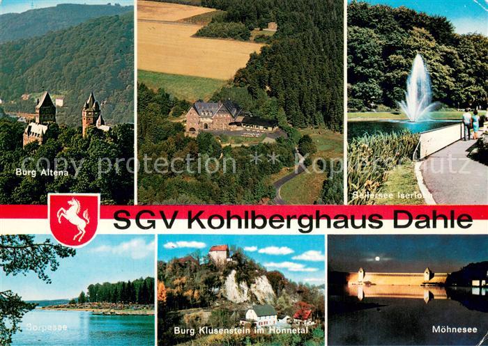Dahle Altena Burg Altena SGV Kohlberghaus Seilersee Iserlohn Sorpesee Burg Kluse