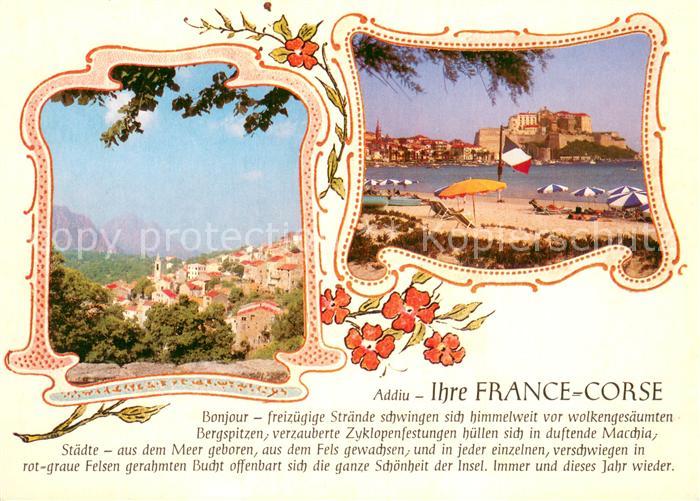 Evisa Panorama Berge Calvi Strand