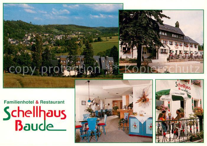 Geising Erzgebirge Panorama Familienhotel Restaurant Schellhaus Baude Gastraum T