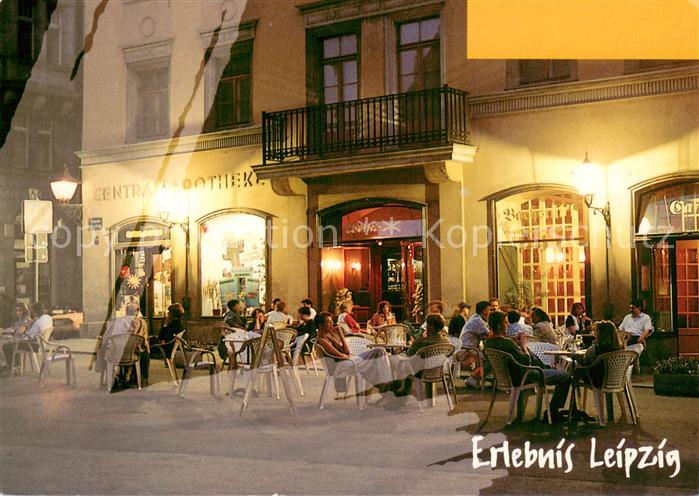 LEIPZIG Sachsen Strassencafe Central Apotheke