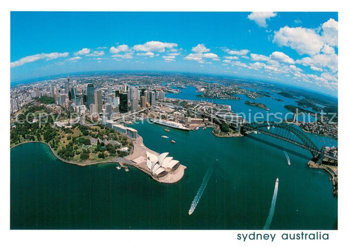 Sydney  NSW Australia Royal Botanic Gardens the Opera Hous and the Harbour Bridg