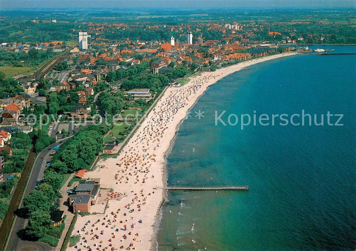 Eckernfoerde Ostseebad Fliegeraufnahme