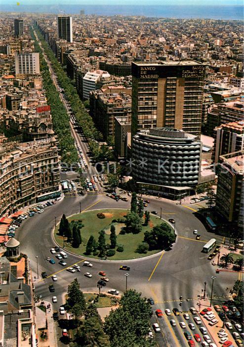 Barcelona Cataluna Plaza Calvo Sotelo y Avda Generalisimo