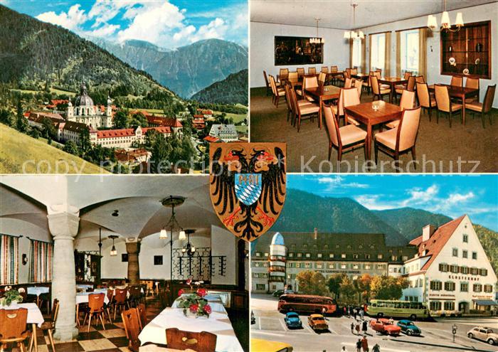 Ettal Benedictiner Abtei Ettal Gastraeume Hotel Ludwig der Bayer Klosterhof