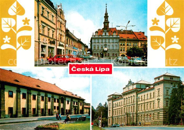Ceska Lipa Boehmisch Leipa CZ Mirove namesti Okresni muzeum Okresni narodni vybo